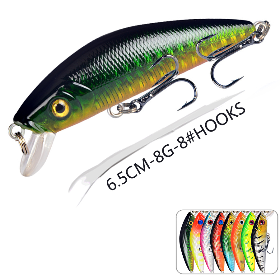 Fishing Lure Jerkbait - ジャークベイトミノークランクベイト釣りルアーハードベイトワブラー人工餌釣具鯉パイクストライプバススイムベイト