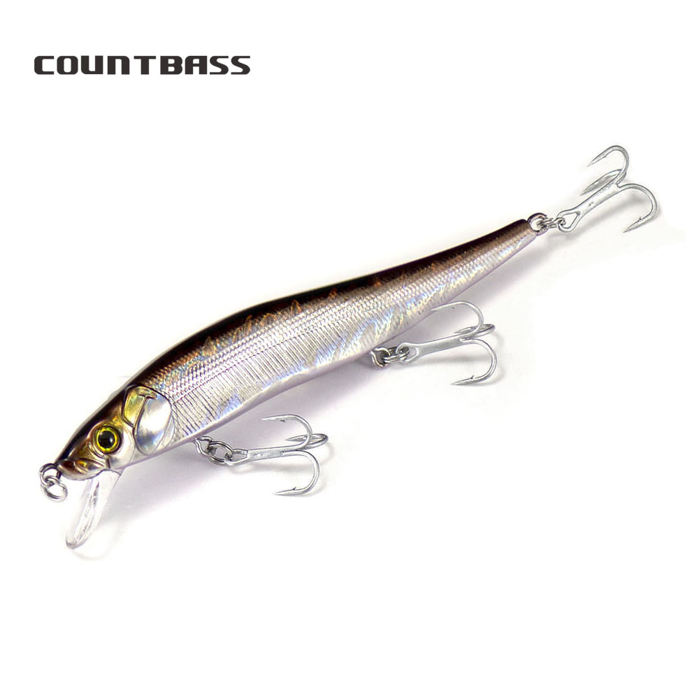 Fishing Lure Jerkbait - カウントバス-淡水釣りルアー,ジャークベイト,ミノーウォブラー,ハードベイト,釣り道具,110mm, 14g
