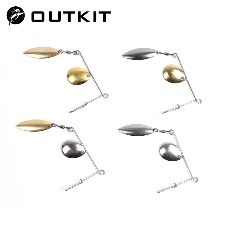 Outkit-釣り用のスプーンタイプの餌,スピナーベイト,シ - Fishing Lure Buzzbait のレビューと価格
