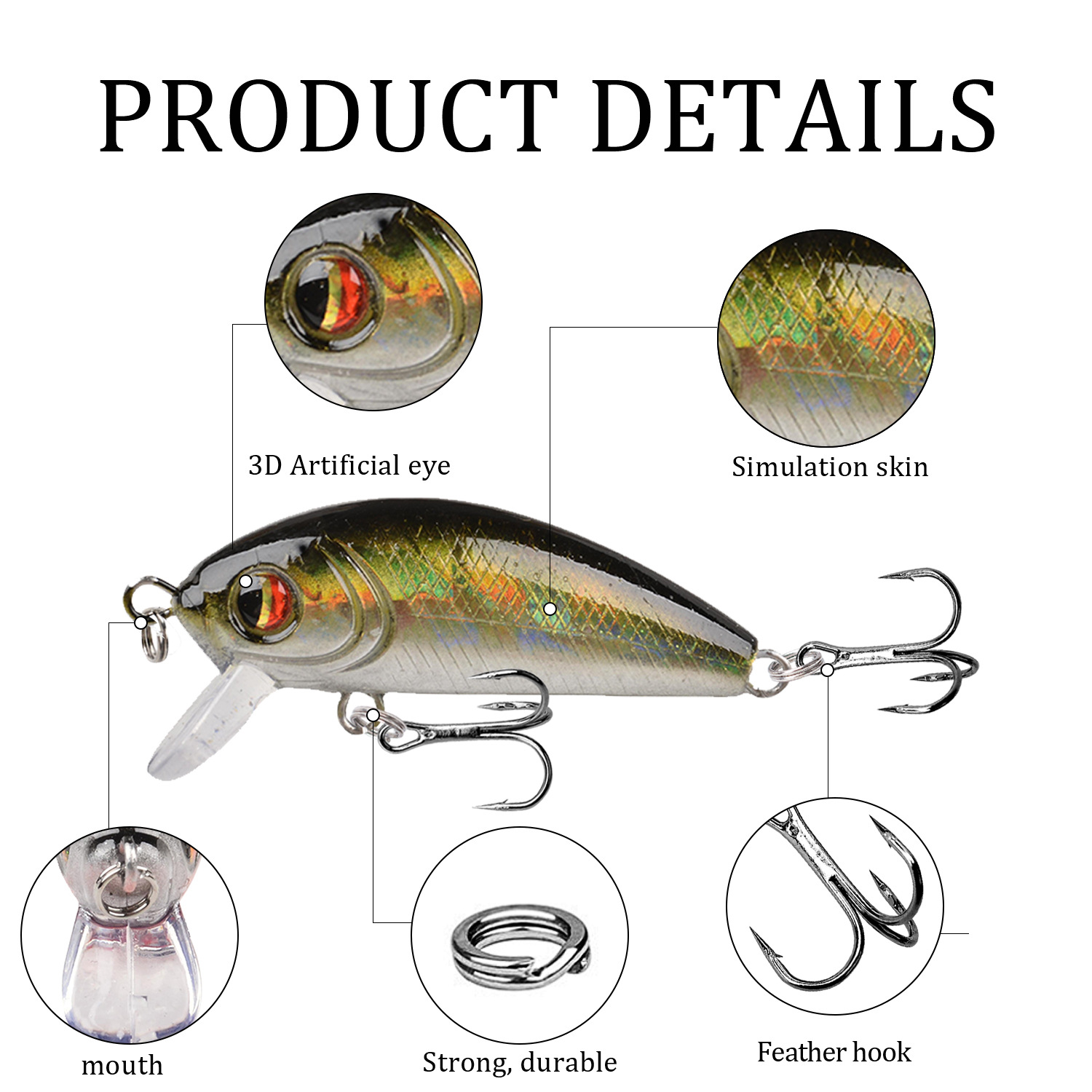 釣り用のプロ仕様のベイト,魚を捕まえるためのルアー,ジャーク - Fishing Lure Jerkbait のレビューと価格